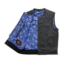 Load image into Gallery viewer, Downside Men's Motorcycle Leather Vest
