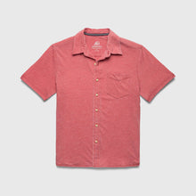 Load image into Gallery viewer, Tony Burnout Knit Shirt - Mineral Red
