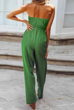 Load image into Gallery viewer, Tied Cutout Tube : Wide Leg Jumpsuit
