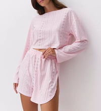 Load image into Gallery viewer, Women’s Slim-Fit Loose Suit Two Piece Shorts Set
