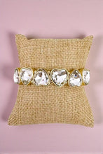 Load image into Gallery viewer, SC - ETA 2/9 - Olivia Gold Heart Stone Bracelet

