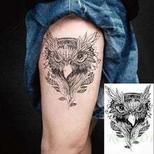Load image into Gallery viewer, 57 Sheets Temporary Tattoo Stickers Set Waterproof Temporary Tattoo Waist Arm Modern Stylish Big Black Tattoos For Womens Mens
