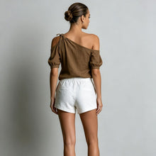 Load image into Gallery viewer, Off-Shoulder Short-Sleeve Top – 7 Colors, XS–3XL

