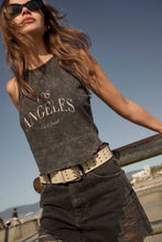 Load image into Gallery viewer, Los Angeles Mineral Washed Graphic Tank Top
