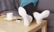 Load image into Gallery viewer, 3-12 Pairs For Womens Ankle Athletic Crew Cotton Solid Cushioned Socks Size 9-11
