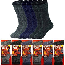 Load image into Gallery viewer, Mens thermal socks Heated winter friendly Warm  Boot Sox thick Duty Size 10-13
