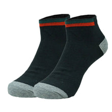Load image into Gallery viewer, Mens athletic socks Striped Ankle Quarter Socks Cotton Low Cut Sizes 9-13
