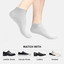 Load image into Gallery viewer, Ankle Socks Unisex Classic Premium Cotton Mens Womens Solid Low Cut Size 9-13
