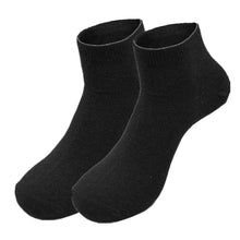 Load image into Gallery viewer, 3 Pairs Socks Mens Ankle Quarter Crew Sport Plain Solid Socks Cotton Low Cut Sizes 9-13
