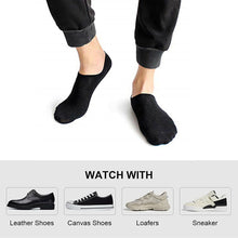 Load image into Gallery viewer, 3-12 Pairs Mens No Show Invisible Nonslip Loafer Solid Boat Cotton Low Cut Socks
