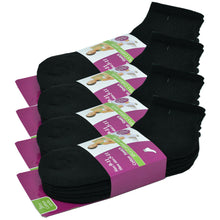 Load image into Gallery viewer, 3-12 Pairs For Womens Ankle Athletic Crew Cotton Solid Cushioned Socks Size 9-11
