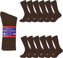 Load image into Gallery viewer, Diabetic Socks, Non-Binding Circulatory Cushion Cotton Crew Socks for Men Women
