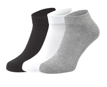 Load image into Gallery viewer, Ankle Socks Unisex Classic Premium Cotton Mens Womens Solid Low Cut Size 9-13
