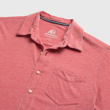 Load image into Gallery viewer, Tony Burnout Knit Shirt - Mineral Red
