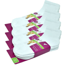 Load image into Gallery viewer, 3-12 Pairs For Womens Ankle Athletic Crew Cotton Solid Cushioned Socks Size 9-11
