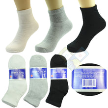 Load image into Gallery viewer, 3,6 or 12 Pairs Diabetic Crew Circulatory Socks Health Women Cotton 9 10-15

