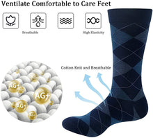 Load image into Gallery viewer, 3-12 Pairs Mens Solid Black Cotton Casual Formal Classic Dress Socks Size 10-13
