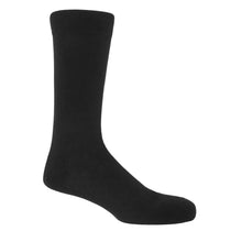 Load image into Gallery viewer, New 6 Pairs Mens Black Classic Dress Socks Calf Casual Fashion Crew Solid Sox
