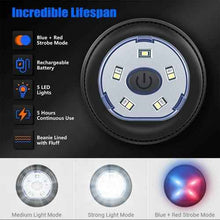 Load image into Gallery viewer, Wireless Bluetooth LED Hat with Music Speakers Light Winter Gift
