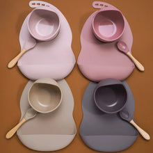 Load image into Gallery viewer, Silicone Baby Feeding Tableware Set - # BAGE21110001
