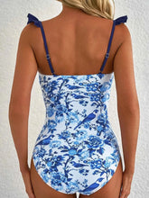Load image into Gallery viewer, Cutout Ruffled Spaghetti Strap : One-Piece Swimwear
