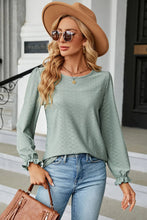 Load image into Gallery viewer, 🌸 Round Neck Flounce Sleeve T-Shirt
