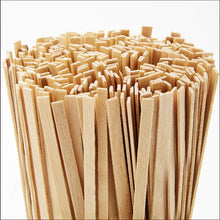 Load image into Gallery viewer, Biodegradable, Sturdy 5.5In Wood Coffee Stirrer 1000Pk. Cafe Grade, Bulk Birch Wooden Beverage Stirring Stick for Tea, Cream and Sugar. Eco Friendly, Compostable Swizzle Stir Sticks Business Supplies
