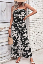 Load image into Gallery viewer, Stylish Floral Strapless : Wide Leg Jumpsuit
