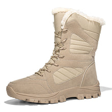 Load image into Gallery viewer, Women’s Winter Snow Boots – Fleece Lined Waterproof Cotton Boots
