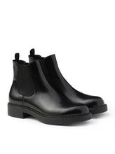 Load image into Gallery viewer, Prada Men Brushed Leather Chelsea Boots
