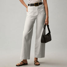 Load image into Gallery viewer, Plus Size High Waisted Slimming Solid Color Suit Pants
