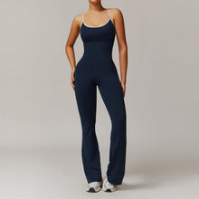 Load image into Gallery viewer, Women's Cross-Back Trumpet Jumpsuit – Sport Fashion Style

