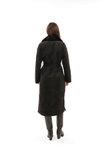 Load image into Gallery viewer, Genuine Mink Fur Eco Suede Coat
