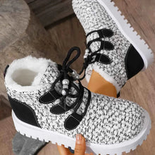 Load image into Gallery viewer, Sparkling Lace Up : Ankle Boots
