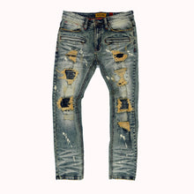 Load image into Gallery viewer, M1944 Pipa Shredded Jeans - Dirt Wash
