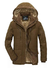 Load image into Gallery viewer, Men's Plus Size Winter Warm Hooded Parka Coat
