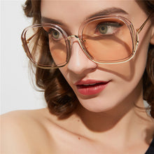 Load image into Gallery viewer, Large Half Frame UV400 Sunglasses – Colorful Fashion Shades
