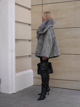 Load image into Gallery viewer, Ares Genuine Fur Trim Down Fill Mohair Parka
