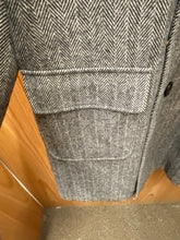 Load image into Gallery viewer, Signature Collection Manhattan Double Breasted Herringbone Topcoat with Fur Collar
