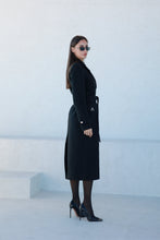 Load image into Gallery viewer, Alaska Classic Cashmere Blend Overcoat in Black
