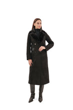 Load image into Gallery viewer, Genuine  Mink Fur Eco Suede Coat
