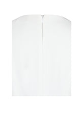 Load image into Gallery viewer, Idina Business Casual White Romper with Black Trim
