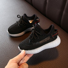Load image into Gallery viewer, Boys Girls Fashion Sneakers Baby/Toddler/Little Kids Leather Trainers Children School Sport Shoes Soft Running Shoes
