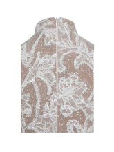 Load image into Gallery viewer, Tavia White Beaded Teardrop Neckline Maxi Dress
