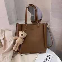 Load image into Gallery viewer, Elegant Ladies 2 piece set / suit Handbag Composite Bag Set Ladies Handbag Large Shoulder Bag Purse Bag Handbag For Females
