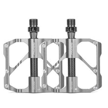 Load image into Gallery viewer, Titanium Bicycle Pedal Titanium Shaft Carbon Tube Bicycle Pedal Mountain Bike 3 Palin Pedal Road Bike Riding Pedal Bicycle Platform Pedals Bicycle Pedal Titanium Shaft Carbon Tube Bicycle Pedal Mountain Bike Pedal Road Bike Riding Pedal
