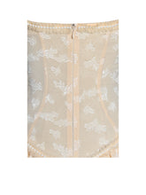 Load image into Gallery viewer, Ulissa Orange Square Neck Jacquard Textured High Slit Maxi Dress
