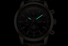 Load image into Gallery viewer, Men's  Waterproof Watch With Chronometers Date Display And Fluorescent Pointers Excellent Look Perfect Gift

