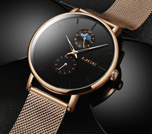Load image into Gallery viewer, Women's Elegant Waterproof Watch With Chronometers And Braided Stainless Steel Bracelet Excellent Design Perfect Gift
