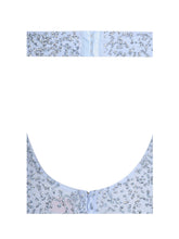 Load image into Gallery viewer, Wallie Baby Blue Rhinestone Embellished Mesh Backless Gown
